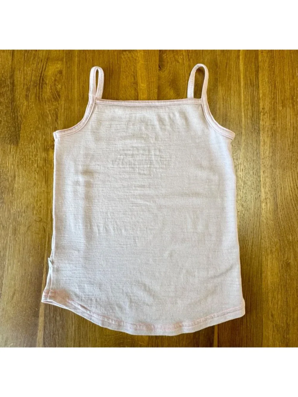 SMALLS Merino Wool Pink Tank Top Girls 3-4 Lightweight Base Layer Cami Singlet - Picture 2 of 5